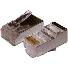 TWT-PL45 S-8P8C	Коннектор RJ45 STP 8P8C, универсальный, cat.5e, 100 шт.