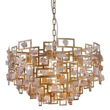 Подвесная люстра Crystal Lux Diego SP9 D600 Gold