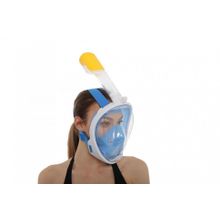 Маска для плавания с трубкой (Маска для снорклинга, черная L XL)