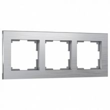 Werkel Рамка на 3 поста Werkel Aluminium 1 W0031706 ID - 491191