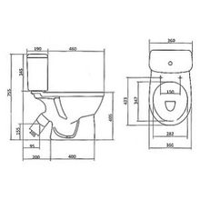 Унитаз-компакт Santek Бореаль WH302143 антивсплеск