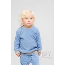 Y@mmyMammy Костюм детский из флиса голубой: слингоштанишки + толстовка 582.2.34