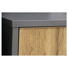 Алмаз. Любимый дом Лофт Тумба под ТВ угловая (Дуб Вотан Оникс Серый)