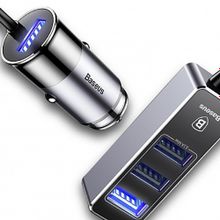 Baseus Автомобильное зарядное устройство Baseus Multiple Expander Car Charger 4 USB 5.5A black