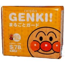 Подгузники «Genki» (Генки для внутреннего рынка Японии ) 4-8 кг (78 шт)