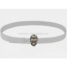 Кожаный ремень AT40-097 белый