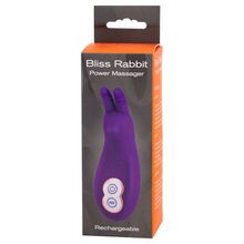 Фиолетовый клиторальный вибростимулятор BLISS RABBIT POWER MASSAGER Фиолетовый