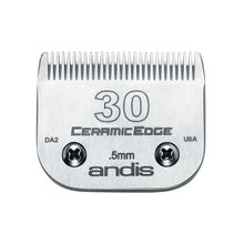 Нож 0,5мм керамический под слот A5 №30 арт.64260 Andis Ceramic Edge Detachable Blade Size 30