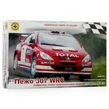 МОДЕЛИСТ Сборная модель Автомобиль Пежо 307 WRC, 1:43 (604310)