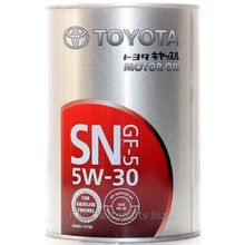 Toyota Toyota Моторное масло SN 5W30, 1л, 08880-10706 (Япония) 1л