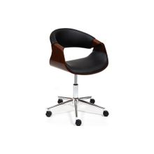 Tetchair Кресло BEND , орех, кож зам черный