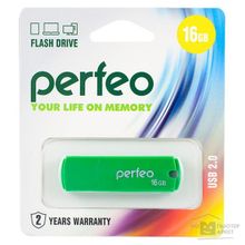 Perfeo USB Drive 16GB C05 Green PF-C05G016