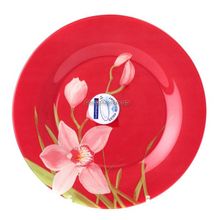 Обеденная тарелка (25 см) Luminarc RED ORCHIS КРАСНАЯ ОРХИДЕЯ G0656, 15284