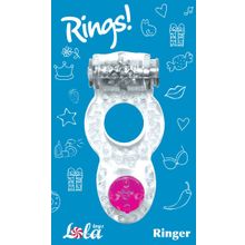 Прозрачное эрекционное кольцо Rings Ringer прозрачный