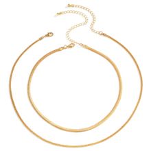 Многослойное колье под золото (арт. 82999-2)