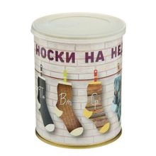 Носки мужские в консервной банке На недельку