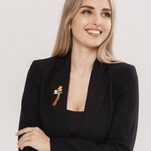 Брошь "Попугай", Tutti Frutti (арт. 60581-9529)