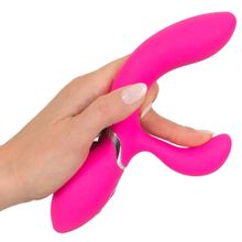 Orion Ярко-розовый вибратор-кролик Bendable Rabbit Vibrator - 19,8 см. (ярко-розовый)