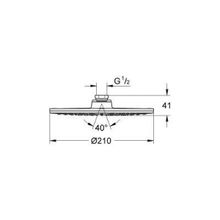 Верхний душ Grohe Ondus (27287000) (210 мм)