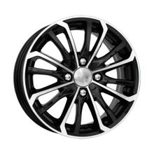 Колесные диски КиК Римэкс (КС583) 5,5R14 4*100 ET43 d67,1 Алмаз-черный [13148]