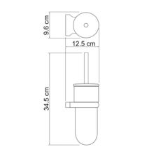 WasserKRAFT Щетка для унитаза Berkel K-6827