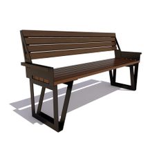 Скамейка уличная «ИЖЕВСК» (1,5м)