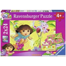 Ravensburger 2 в 1 Дора в джунглях