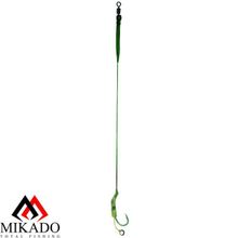 Крючки с поводками Mikado Carp Fine Line P02 "LAG RIG" № 4   25 lbs   23 см.  ( 2 шт.)