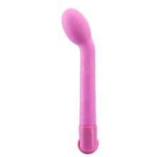 Розовый вибратор G-SPOT для точки G - 19 см. (107736)