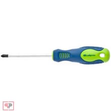 СИБРТЕХ Отвертка, PH2 х 100 мм, CrV, двухкомпонентная рукоятка Сибртех