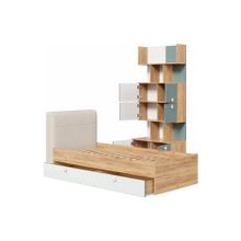 Алмаз. Любимый дом Модекс-2 Детская спальня №18 (Дуб золотой Белый Голубой)