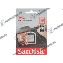 Карта памяти 128ГБ SanDisk "Ultra SDSDUNC-128G-GN6IN" SecureDigital XC UHS-I Class10 [135425]