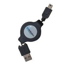 Кабель Hentington HA-1210, USB - micro USB, 0.8 м, рулетка, черный