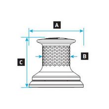 Lewmar Палубный шпиль для лебедки Lewmar 66810032 196 x 215 x 108 мм для C4 С5