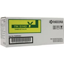Тонер-картридж KYOCERA TK-5140Y (1T02NRANL0) для P6130cdn M6x30cdn, желтый (5000 стр.)