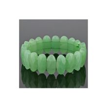 Бусики-Колечки Браслет Нефрит "Эсмеральда" арт. бп3336