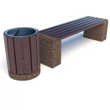 Комплект Евро 1 и Рунд урна