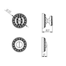 Завертка сантехническая Punto BK6 MT CP-8 хром