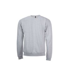 Свитшот унисекс DERIPS, серый меланж - XL