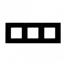 Рамка 3 поста 27 PLAY, черный |  код. 2700637-071 |  Simon