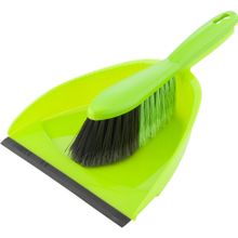 Набор совок с кромкой 313*221 мм и щетка-сметка 305 мм, сиреневый ТМ Elfe TM 93311