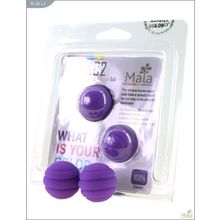 Maia Металлические шарики Twistty с фиолетовым силиконовым покрытием