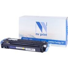 Картридж NVP для NV-Q6002A NV-707 Yellow универсальные для HP Canon Color LaserJet 1600  2600n  2605  2605dn  2605dtn  LBP 5000 i-Sensys Laser Shot  5102 (2000k)