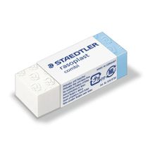 Ластик Rasoplast Combi, белый синий, 43x19x13мм