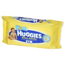 Влажные салфетки Huggies (Хаггис) Extra Gentle 64шт