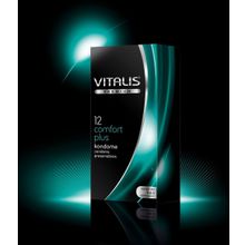 Vitalis Контурные презервативы VITALIS PREMIUM comfort plus - 12 шт. (прозрачный)