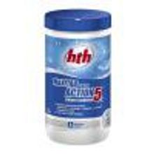 Многофункциональная медленнорастворимая таблетка стабилизированного хлора HTH 5 в 1 1.2 кг по 20 гр maxitab action 5