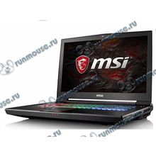 Ноутбук MSI "GT75VR 7RE-054RU" (Core i7 7820HK-2.90ГГц, 32ГБ, 512+1000ГБ, 2xGFGTX1070, LAN, WiFi, BT, WebCam, 17.3" 3840x2160, W&apos;10 H), черный [140400]