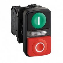 Кнопка двойная  Harmony 22 мм²  IP66,  Красный |  код.  XB5AW73731B5 |  Schneider Electric