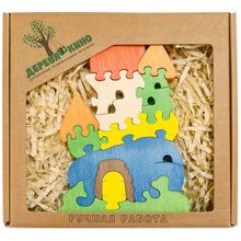 Развивающая игрушка из дерева Сказочный замок, 3+